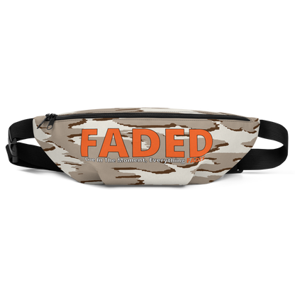 Faded (Orange Logo) "Live In The Moment" Camo Fanny Pack