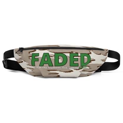 Faded (Green Logo) Camo Fanny Pack