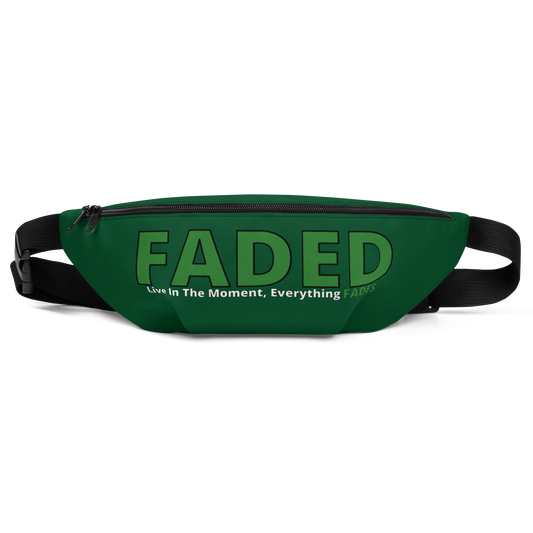 Faded (Green Logo) Green Fanny Pack