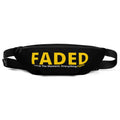 Faded (Yellow Logo) “Live In The Moment” Black Fanny Pack - Faded Fabrics