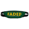Faded (Yellow Logo) "Live In The Moment" Green Fanny Pack - Faded Fabrics