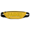 Faded (Yellow Logo) "Live In The Moment" Yellow Fanny Pack - Faded Fabrics