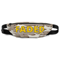 Faded (Yellow Logo) "Live In The Moment" Camo Fanny Pack - Faded Fabrics