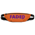 Faded (Purple Logo) "Live In The Moment" Orange Fanny Pack - Faded Fabrics