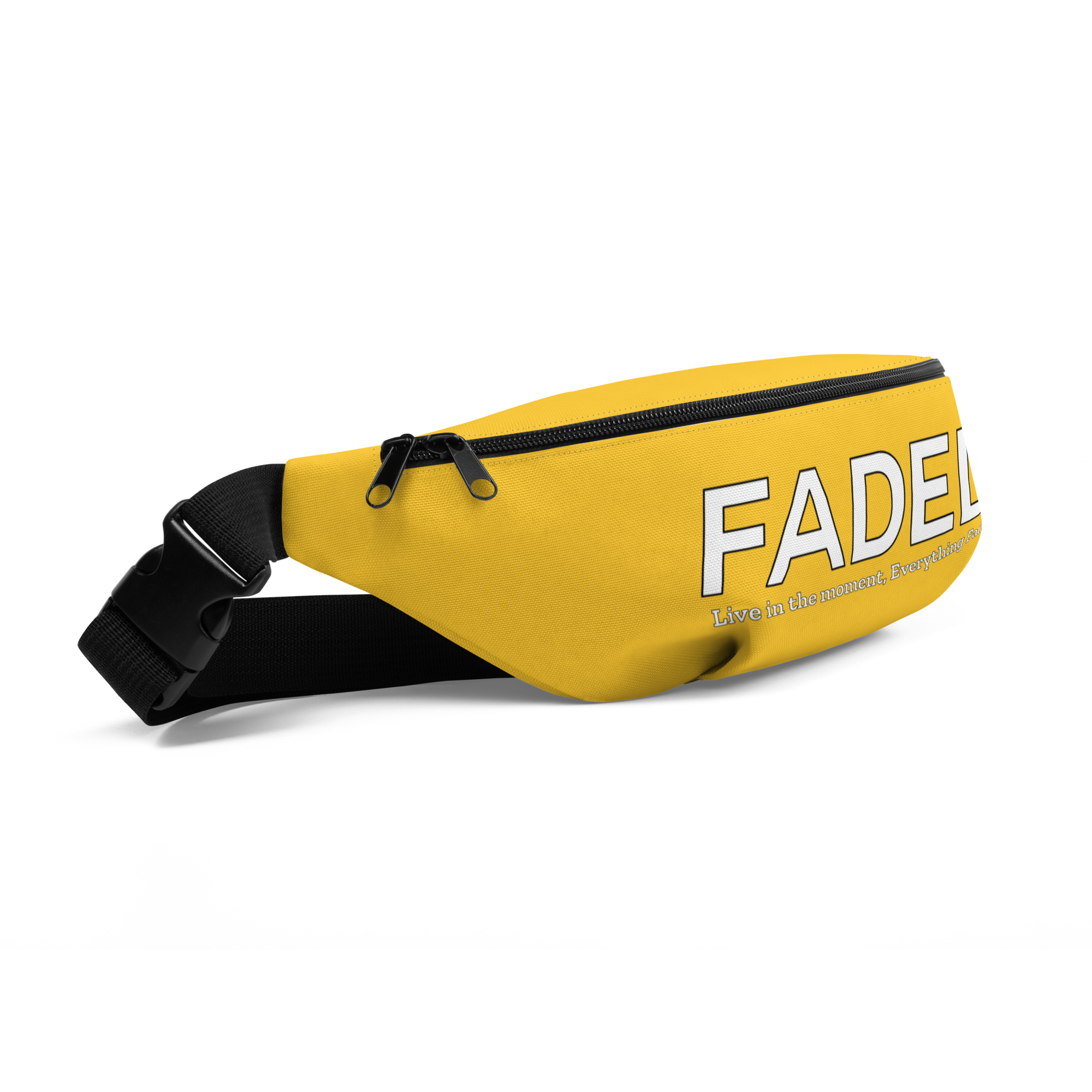 Faded "Live In The Moment" Yellow Fanny Pack