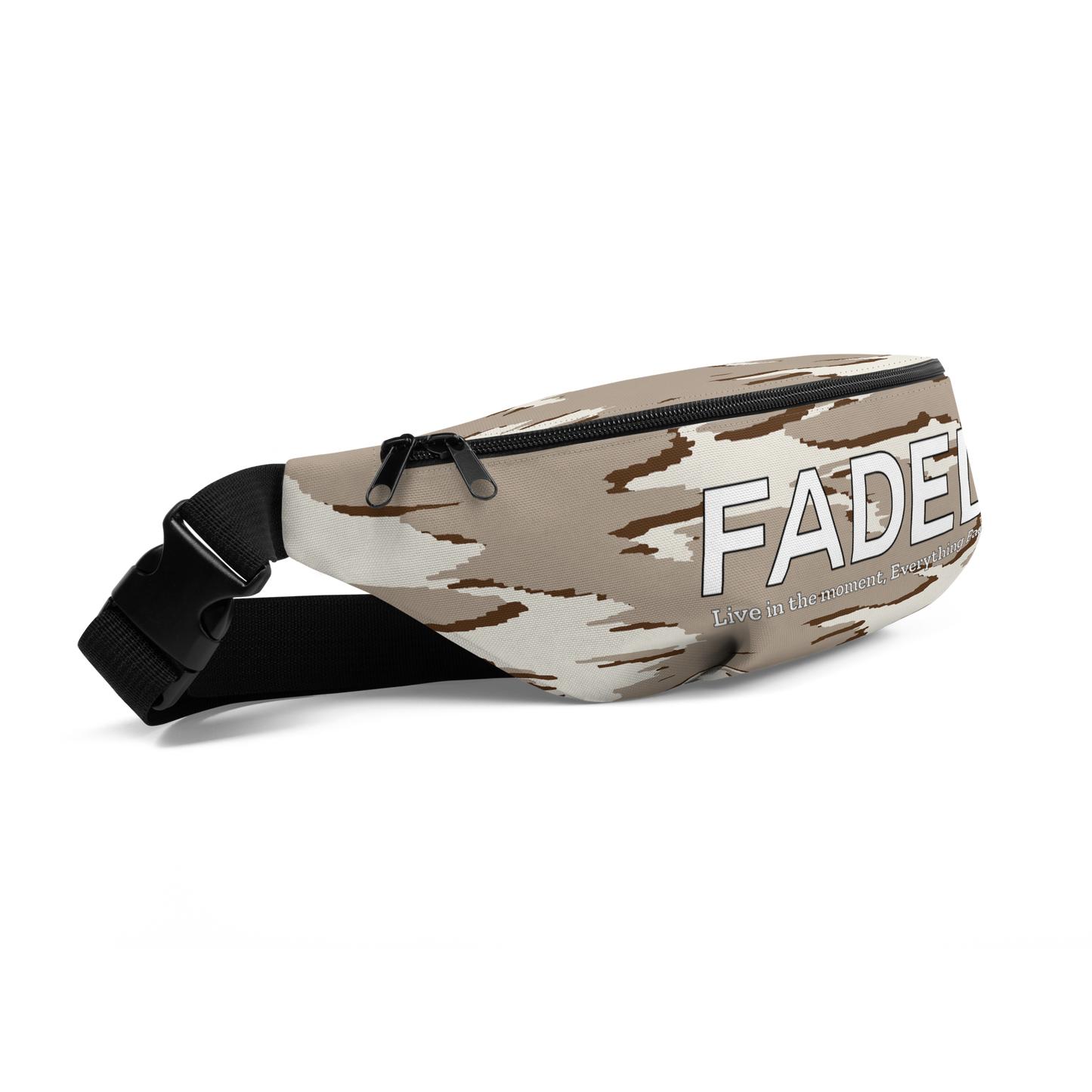 Faded "Live In The Moment" Camo Fanny Pack