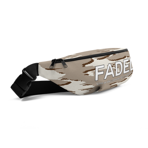Faded "Live In The Moment" Camo Fanny Pack - Faded Fabrics
