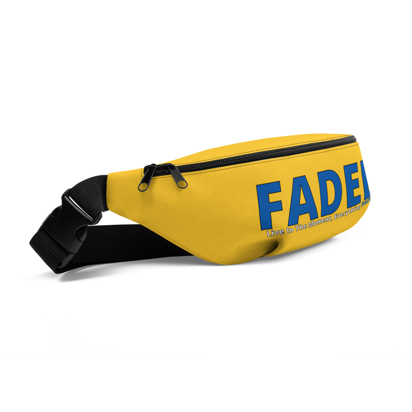 Faded (Blue Logo) Yellow Fanny Pack