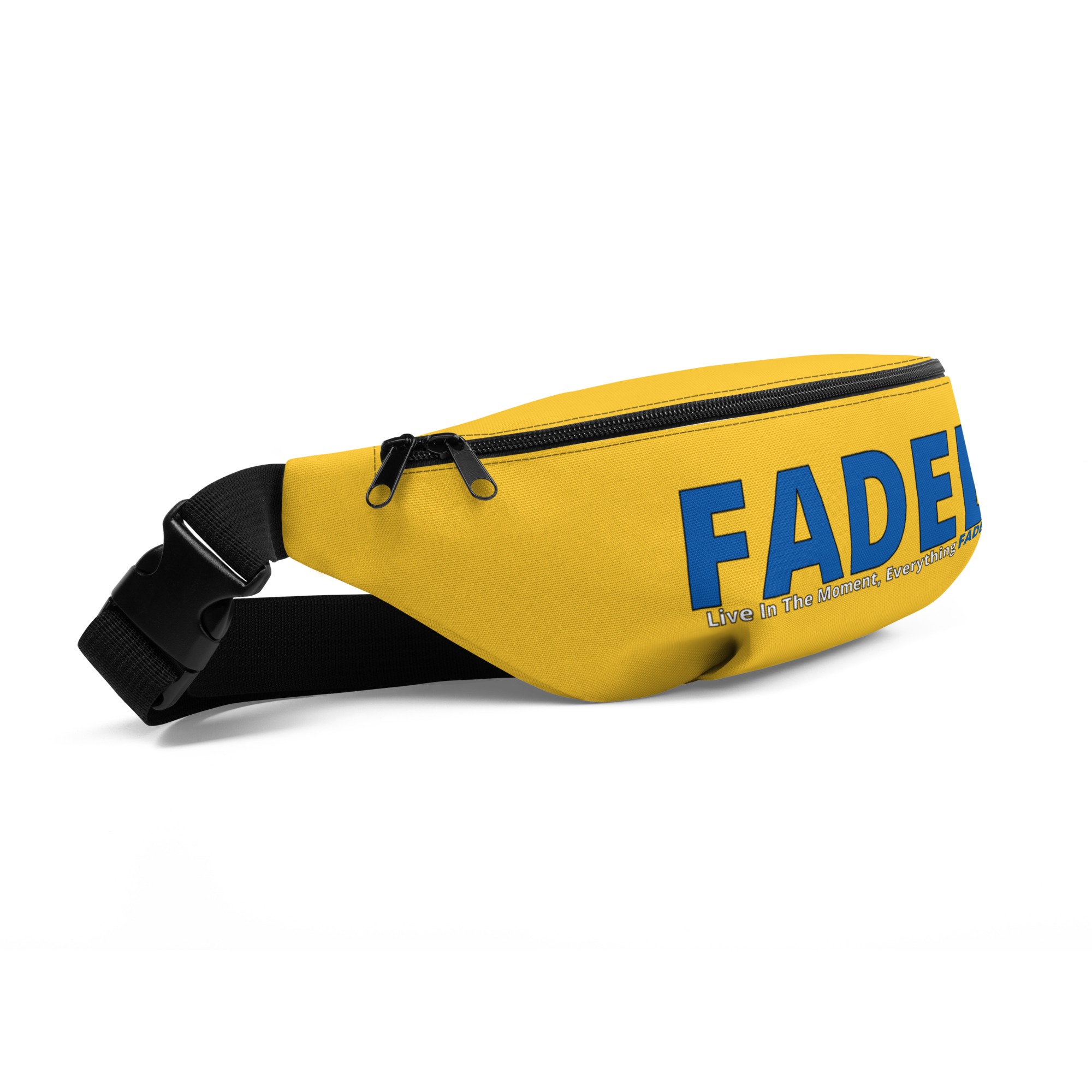 Faded (Blue Logo) Yellow Fanny Pack