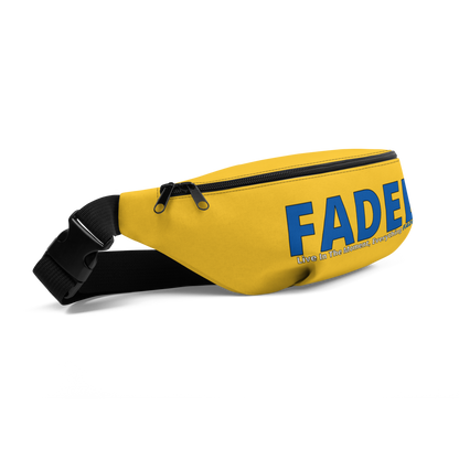 Faded (Blue Logo) Yellow Fanny Pack