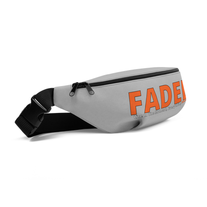 Faded (Orange Logo) "Live In The Moment" Grey Fanny Pack