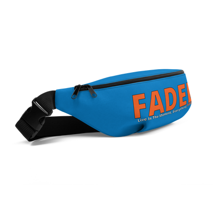 Faded (Orange Logo) "Live In The Moment" Blue Fanny Pack