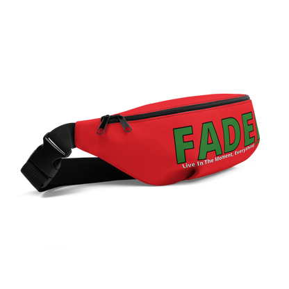 Faded (Green Logo) Red Fanny Pack