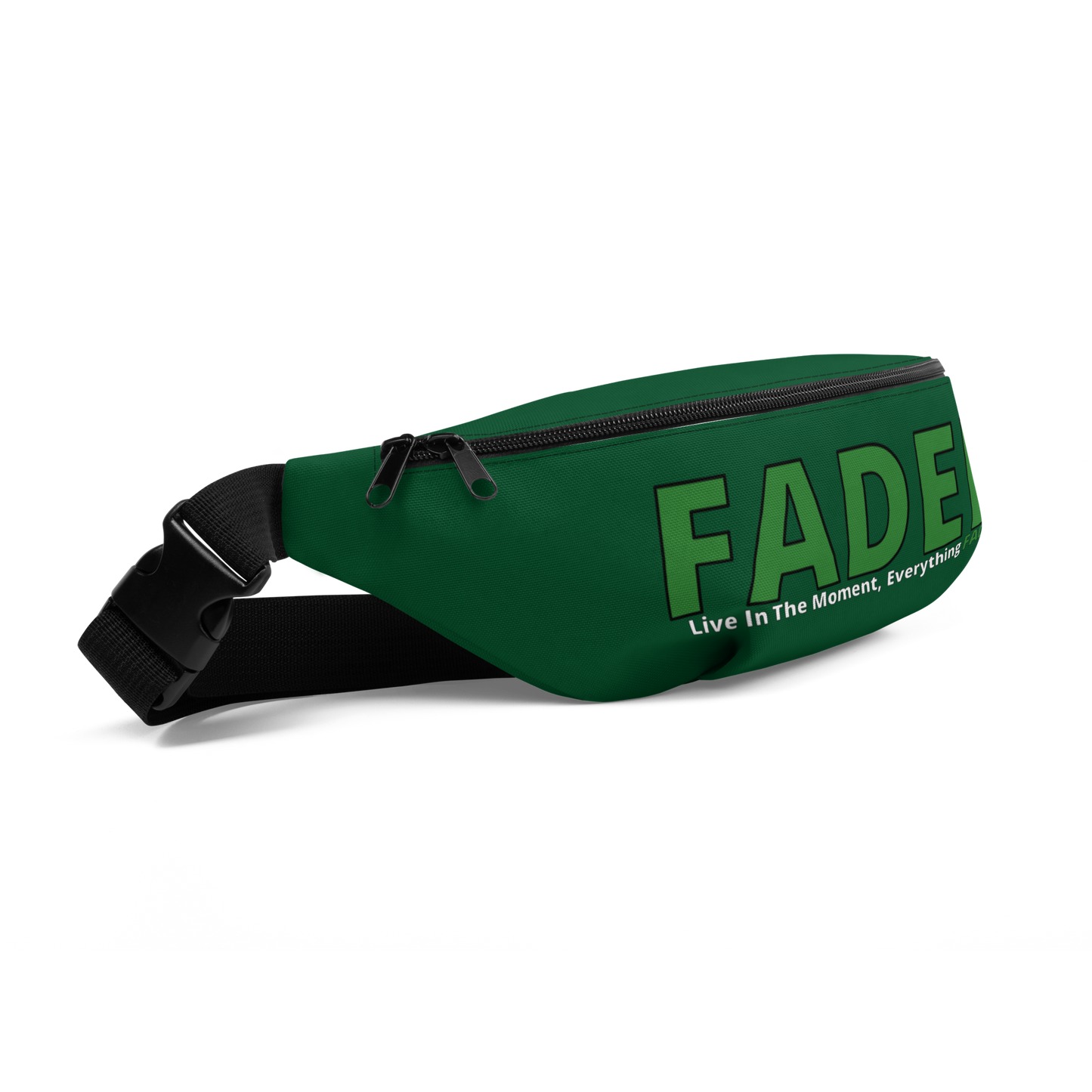 Faded (Green Logo) Green Fanny Pack