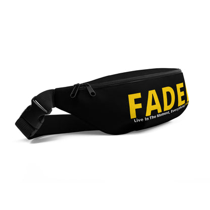 Faded (Yellow Logo) “Live In The Moment” Black Fanny Pack