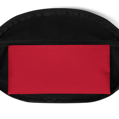 Faded "Live In The Moment" Red Fanny Pack