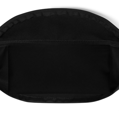 Faded (Blue Logo) Black Fanny Pack