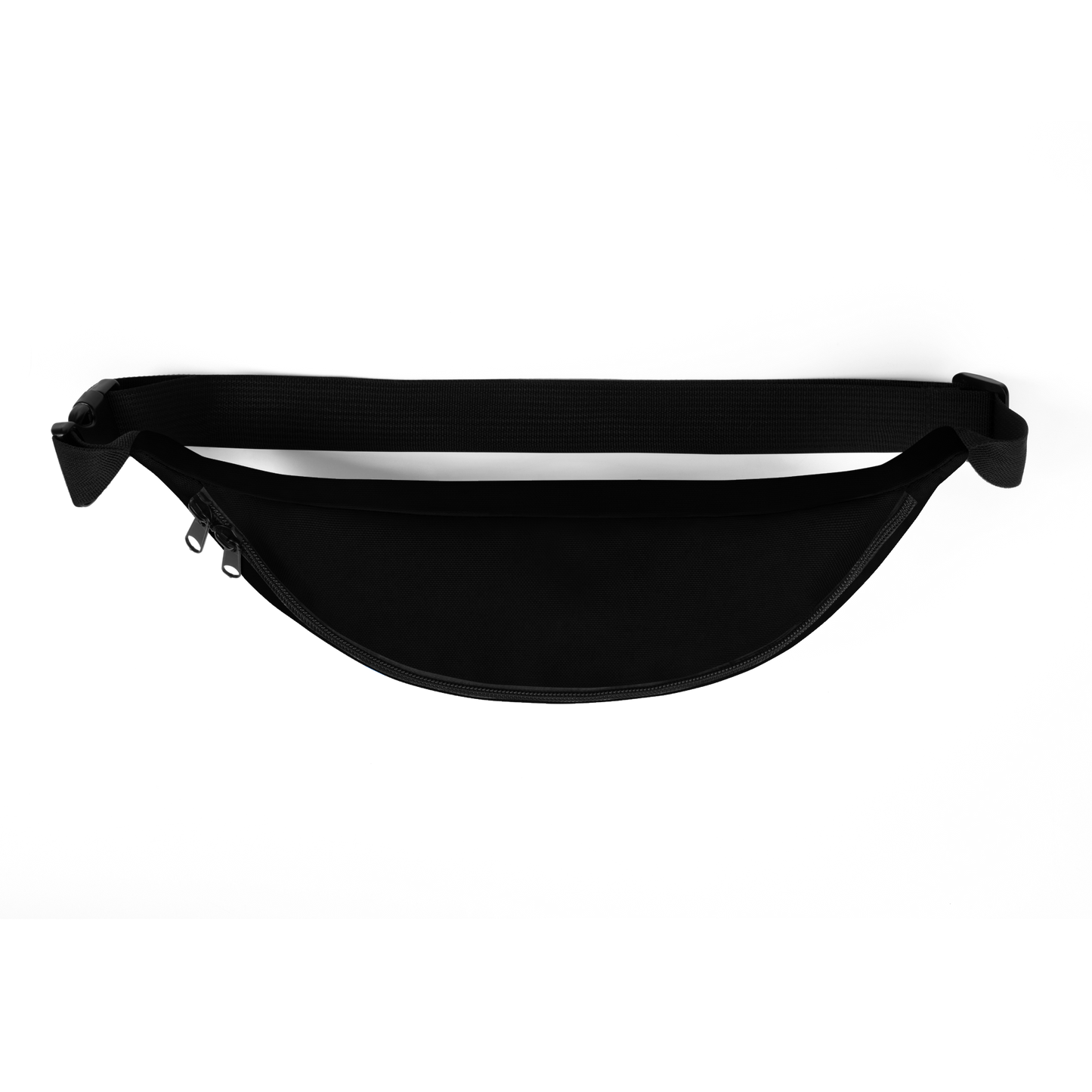 Faded (Blue Logo) Black Fanny Pack