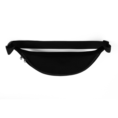 Faded (Blue Logo) Black Fanny Pack