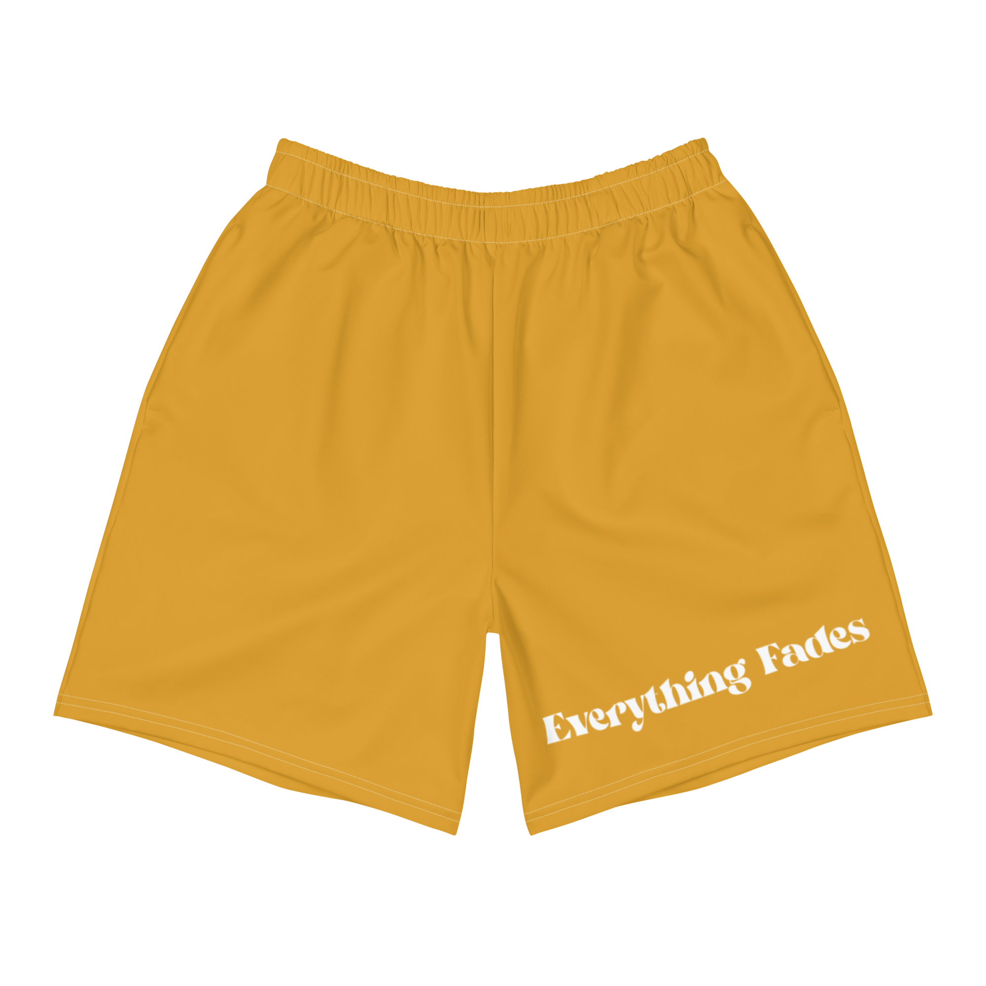Unisex "Everything Fades" Athletic Shorts (Buttercup)