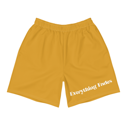 Unisex "Everything Fades" Athletic Shorts (Buttercup)