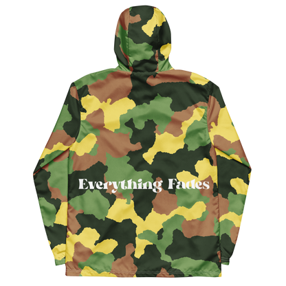 Unisex "Everything Fades" Windbreaker (Camo)