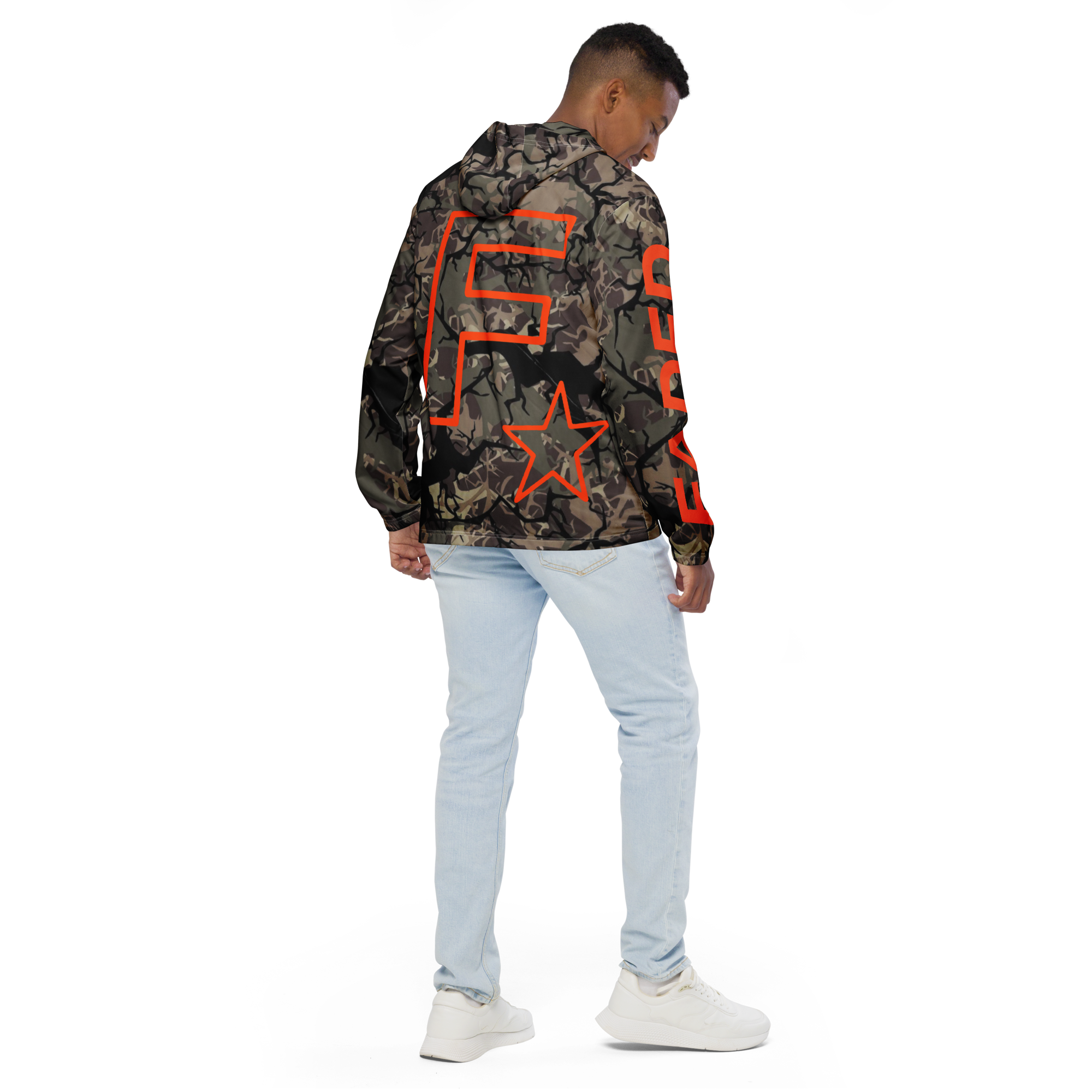 Faded Camo Unisex Windbreaker