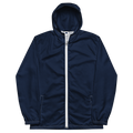 Unisex "Everything Fades" Windbreaker (Navy) - Faded Fabrics