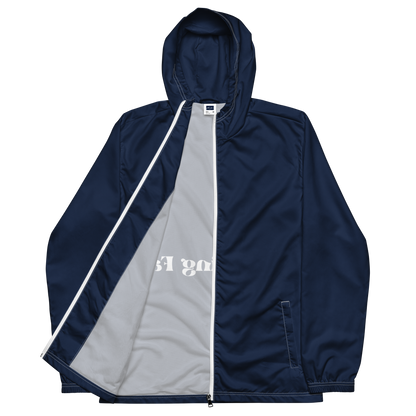 Unisex "Everything Fades" Windbreaker (Navy)