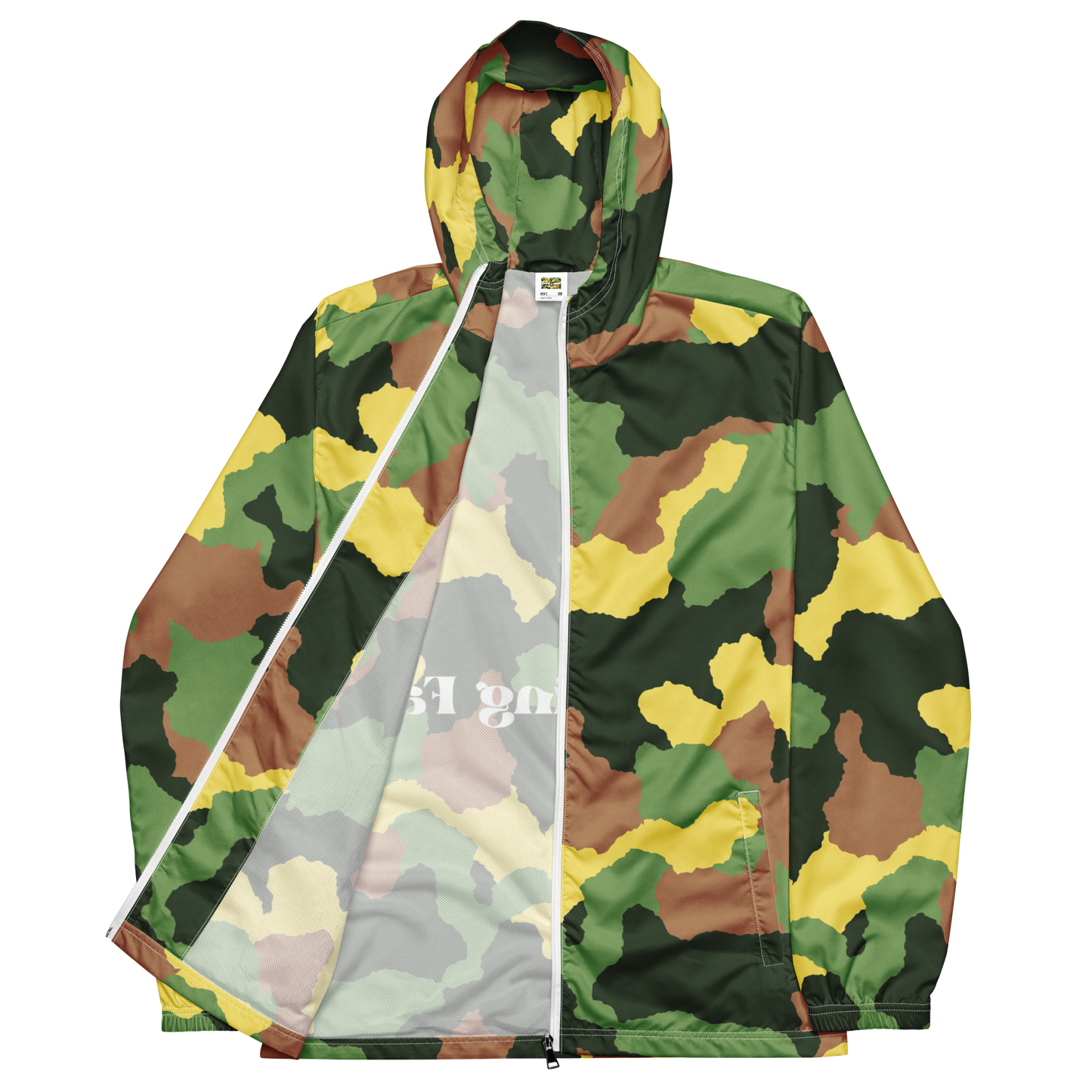 Unisex "Everything Fades" Windbreaker (Camo)