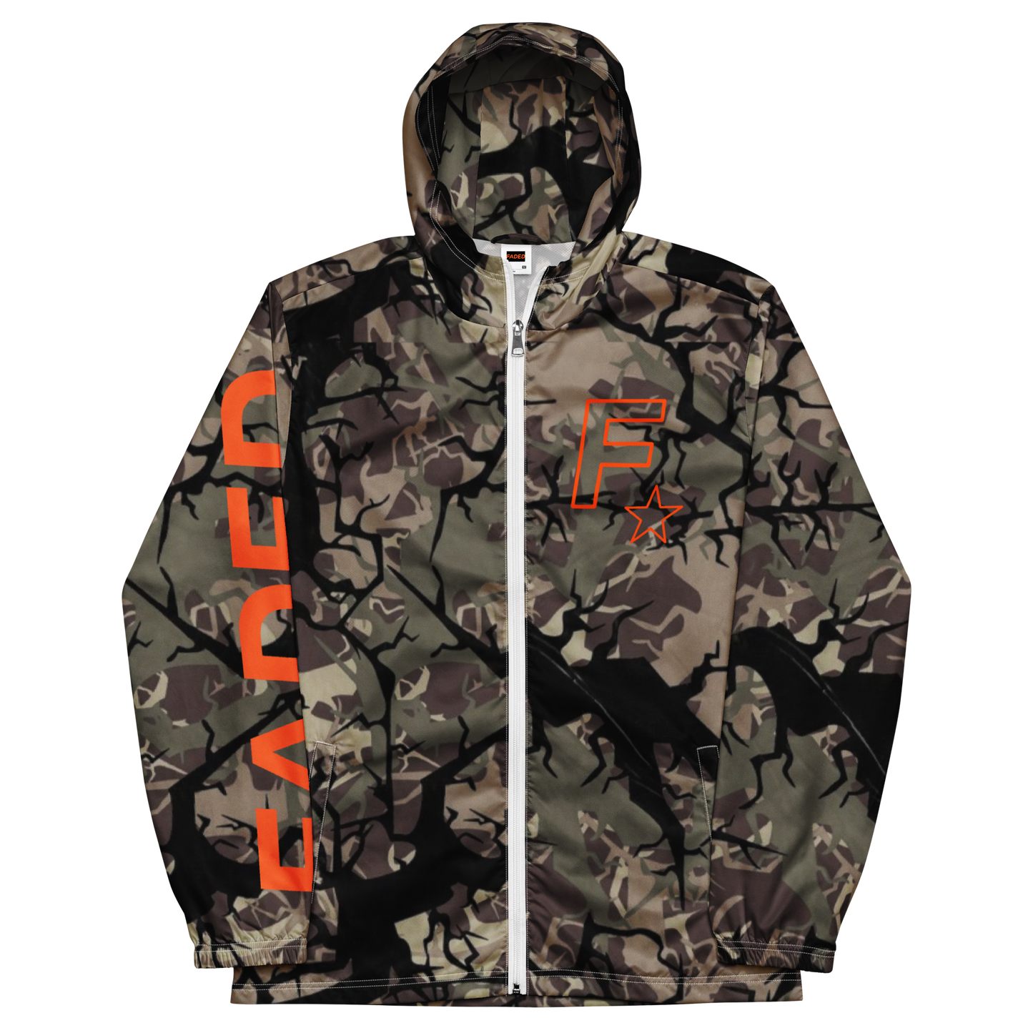 Faded Camo Unisex Windbreaker