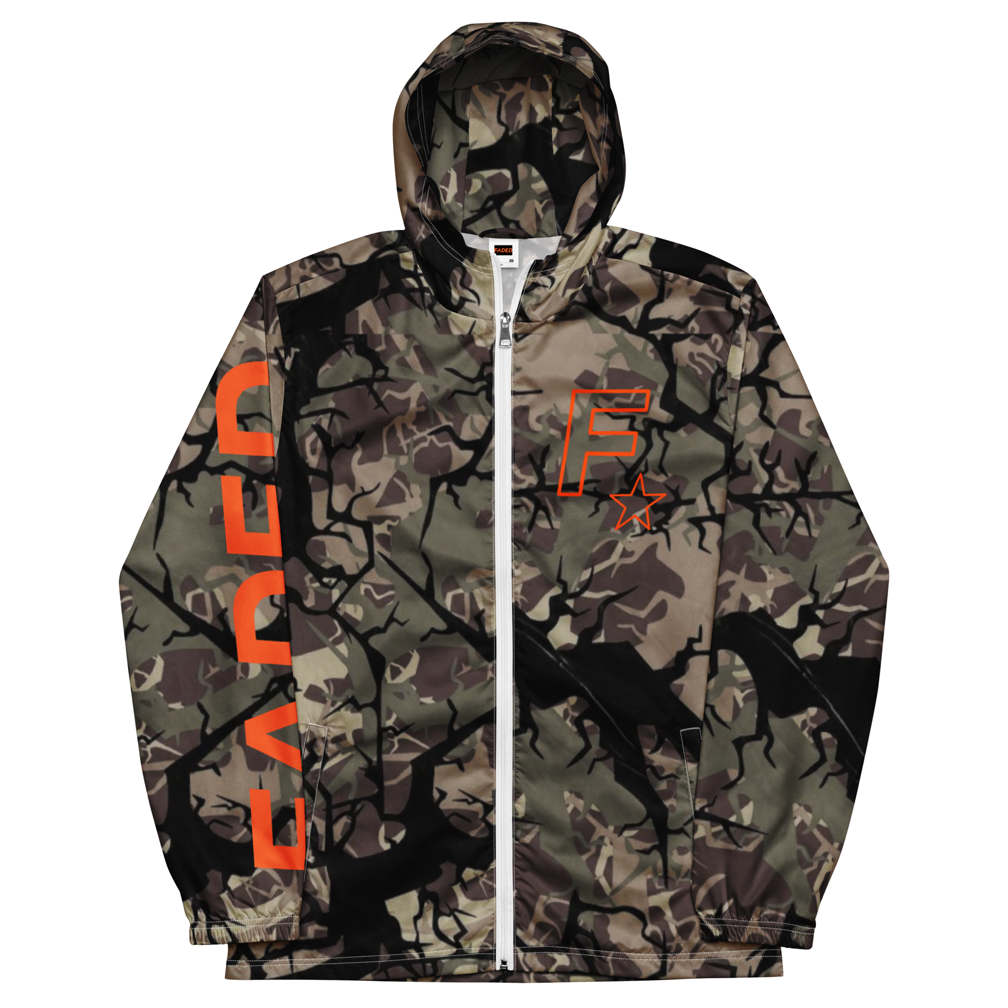 Faded Camo Unisex Windbreaker
