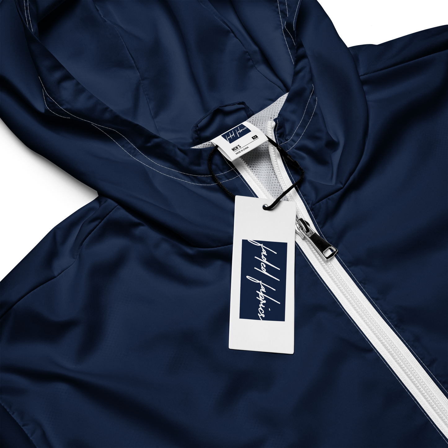 Unisex "Everything Fades" Windbreaker (Navy)