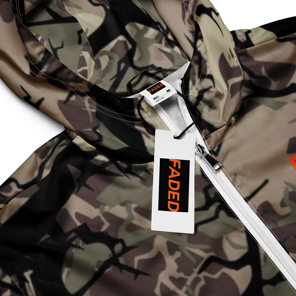 Faded Camo Unisex Windbreaker