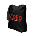 Faded (Red Logo) "Live In The Moment" Tote Bag