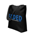 Faded (Blue Logo) "Live In The Moment" Tote Bag - Faded Fabrics