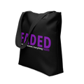 Faded (Purple Logo) "Live In The Moment" Tote Bag - Faded Fabrics