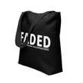 Faded (Subtle Pink Logo) Tote Bag - Faded Fabrics