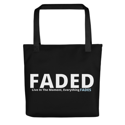 Faded (Subtle Baby Blue) Tote Bag