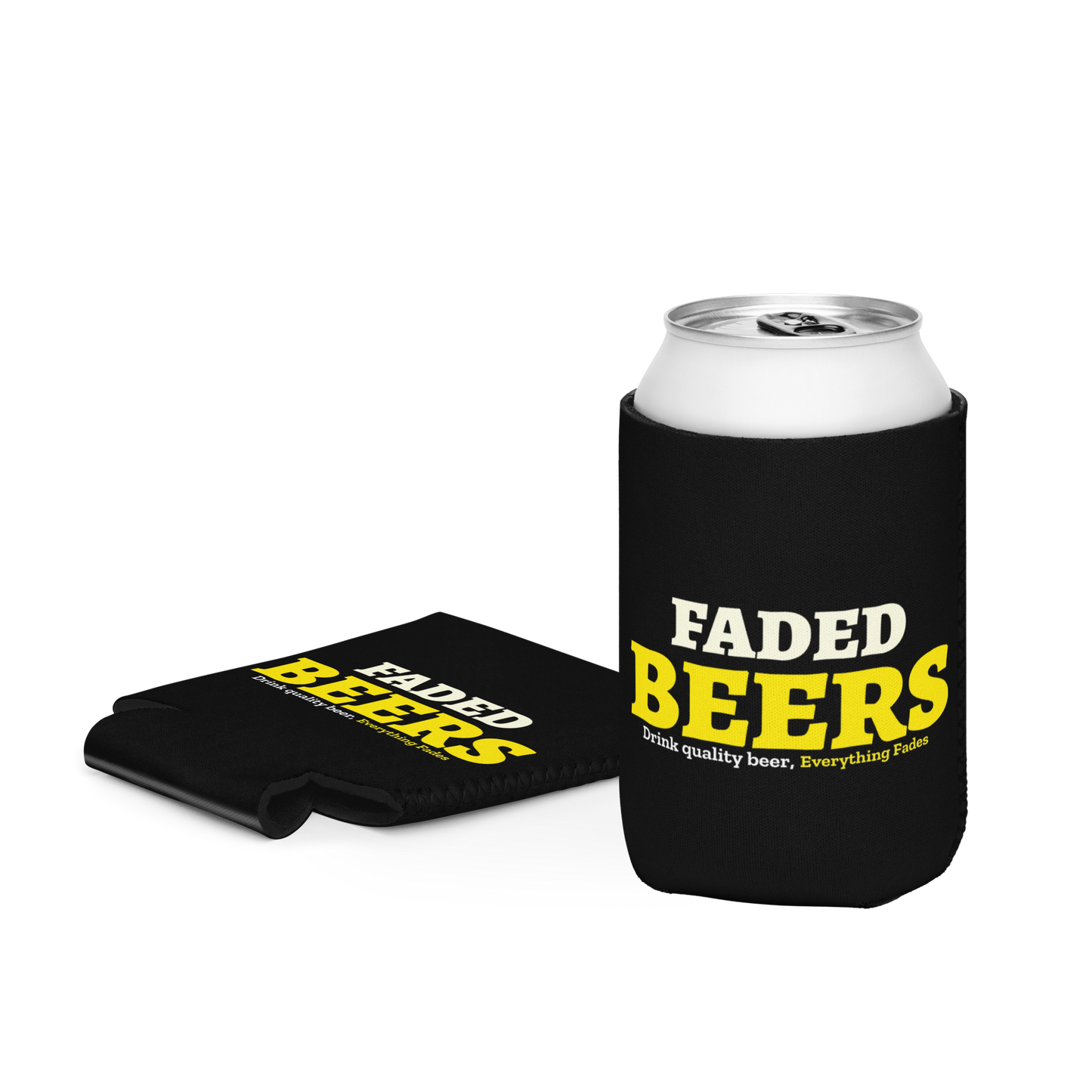 Faded Beers Can Cooler