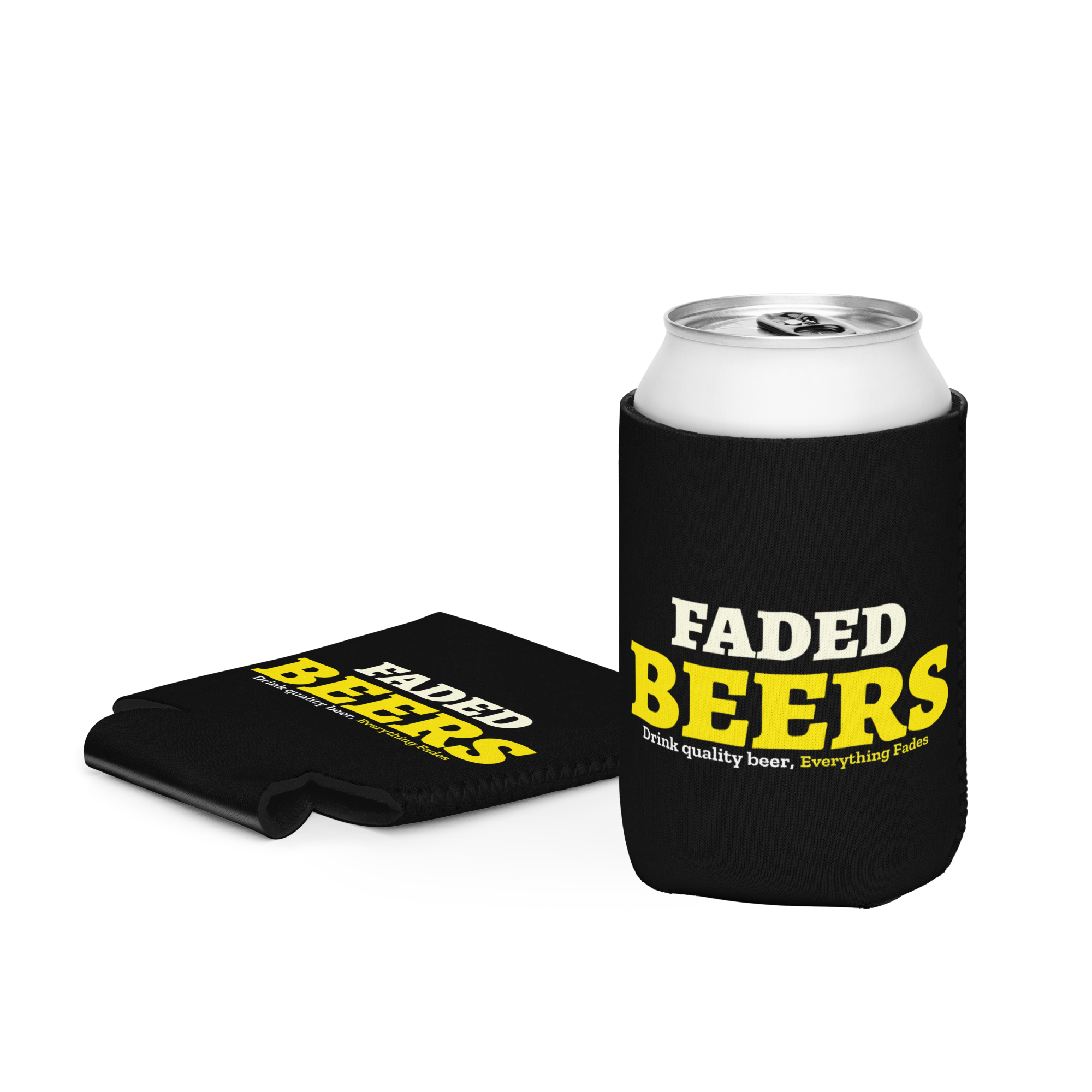 Faded Beers Can Cooler