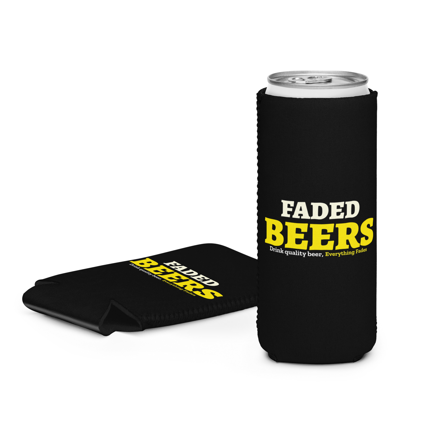 Faded Beers Can Cooler