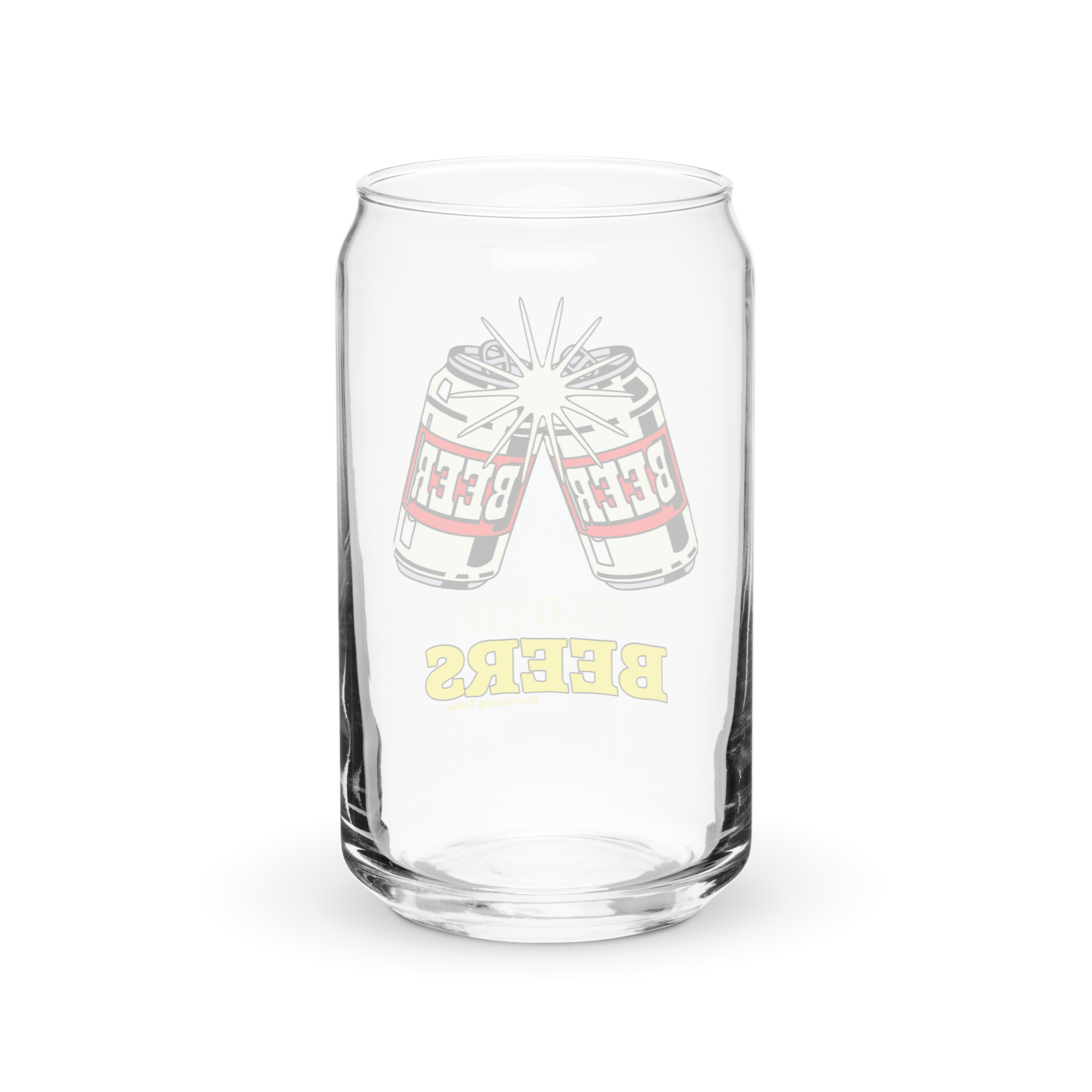 Faded Beers Mason Jar Type Glass