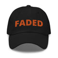 Faded (Orange Logo) Dad Hat - Faded Fabrics