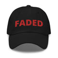 Faded (Red Logo) Dad Hat - Faded Fabrics