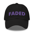 Faded (Purple Logo) Dad Hat - Faded Fabrics
