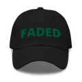 Faded (Green Logo) Dad Hat - Faded Fabrics