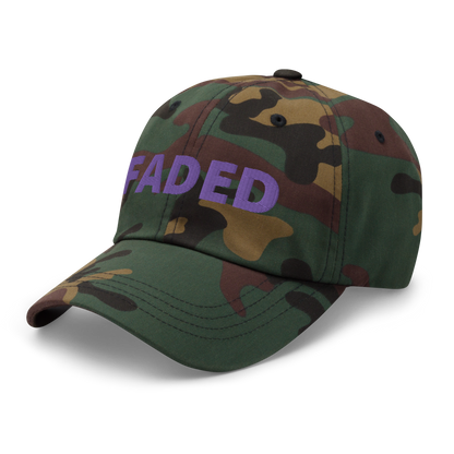 Faded (Purple Logo) Dad Hat