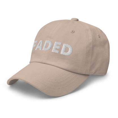 Faded (White Logo) Dad Hat