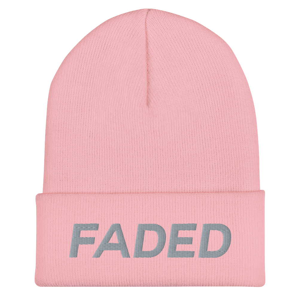 Faded (Grey) Cuffed Beanie